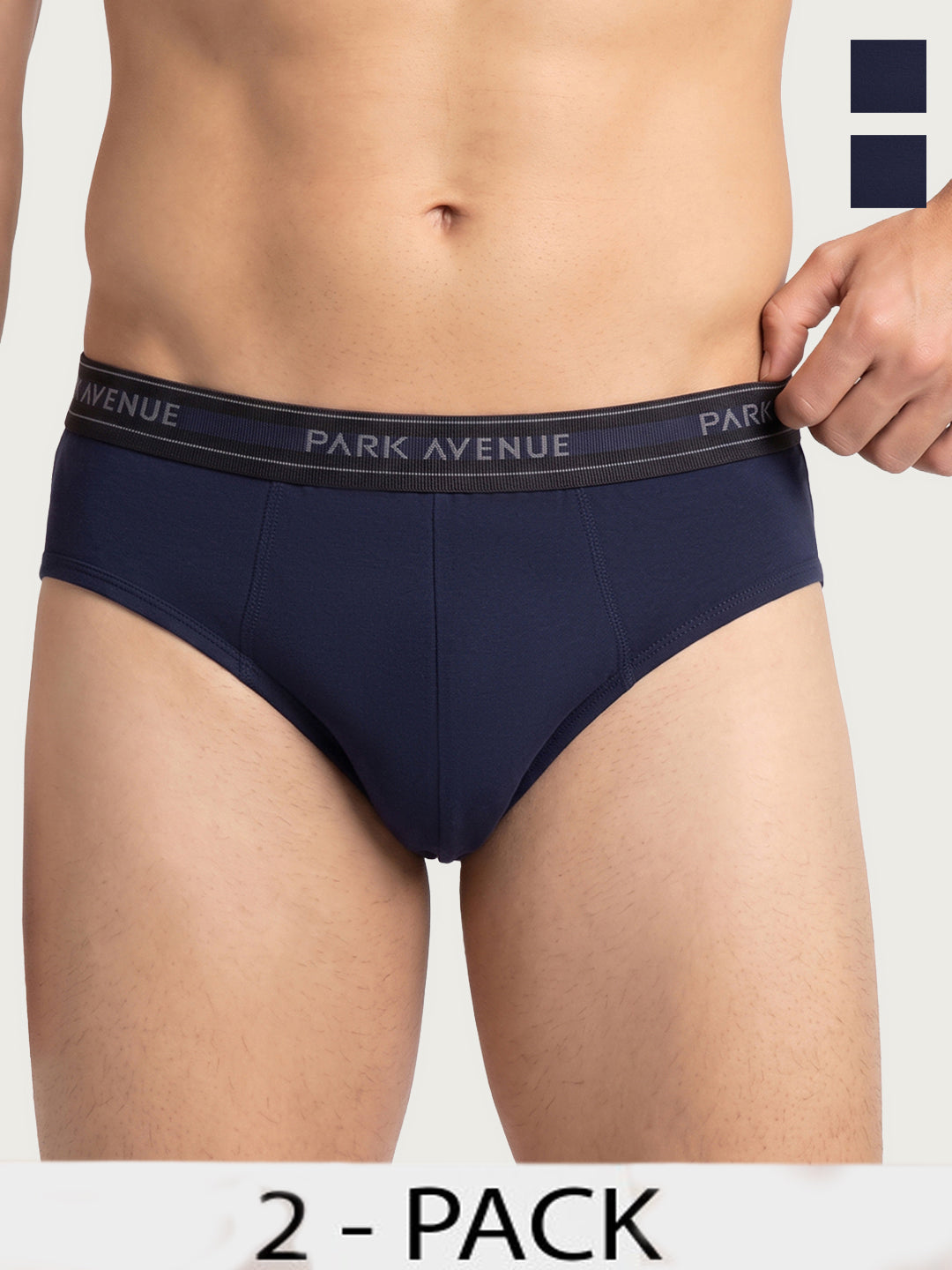 Park Avenue Men Blue Cotton Brief