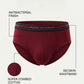 Park Avenue Men Maroon Cotton Brief Pack Of 2
