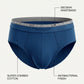 Park Avenue Men Blue Cotton Blend Brief