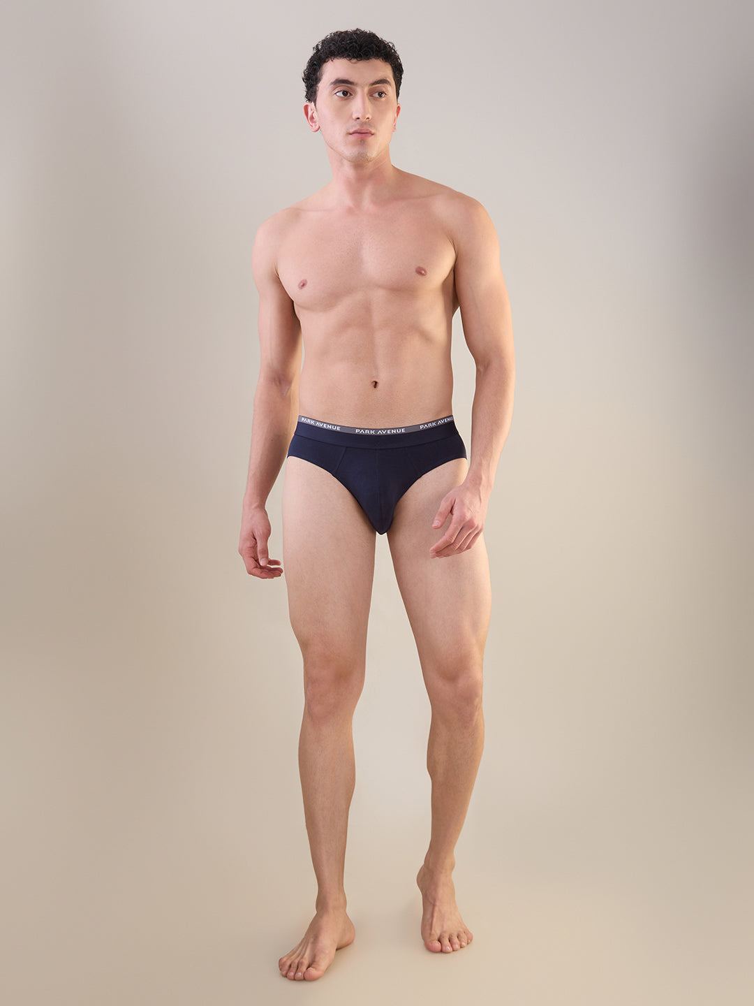 Park Avenue Men Blue Cotton Blend Brief