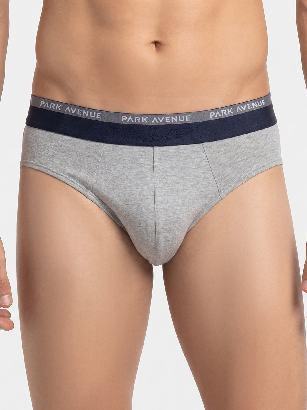 Park Avenue Men Grey Cotton Blend Brief