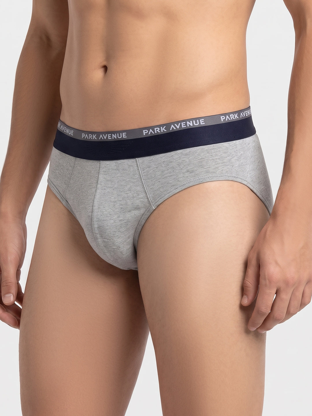 Park Avenue Men Grey Cotton Blend Brief