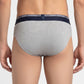 Park Avenue Men Grey Cotton Blend Brief