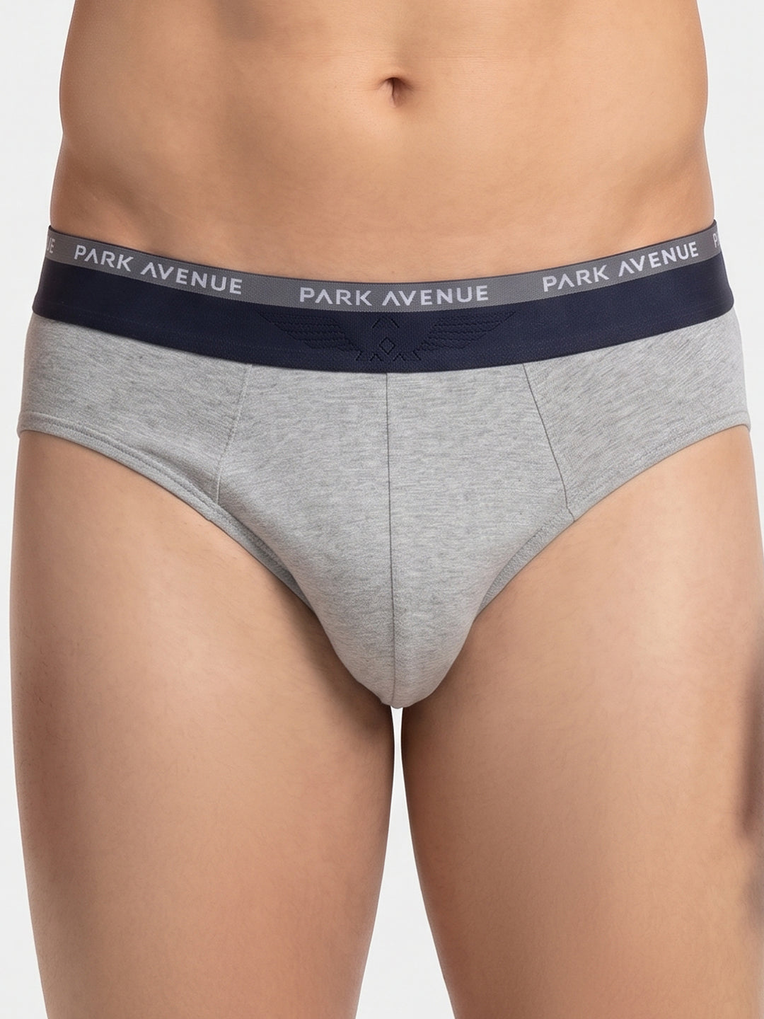 Park Avenue Men Grey Cotton Blend Brief