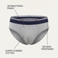 Park Avenue Men Grey Cotton Blend Brief