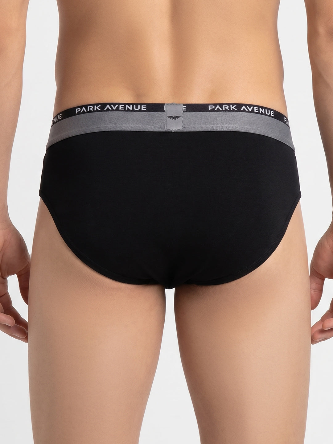 Park Avenue Men Black Cotton Blend Brief