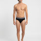 Park Avenue Men Black Cotton Blend Brief