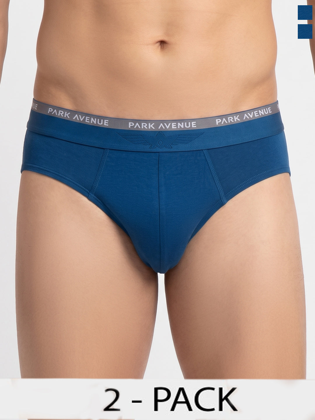 Park Avenue Men Blue Cotton Blend Brief