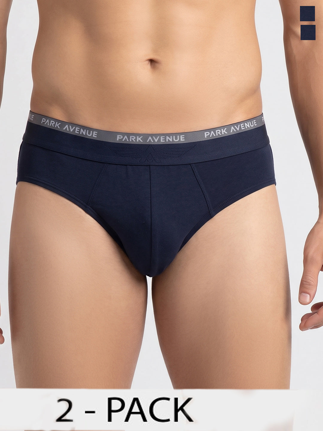 Park Avenue Men Blue Cotton Blend Brief
