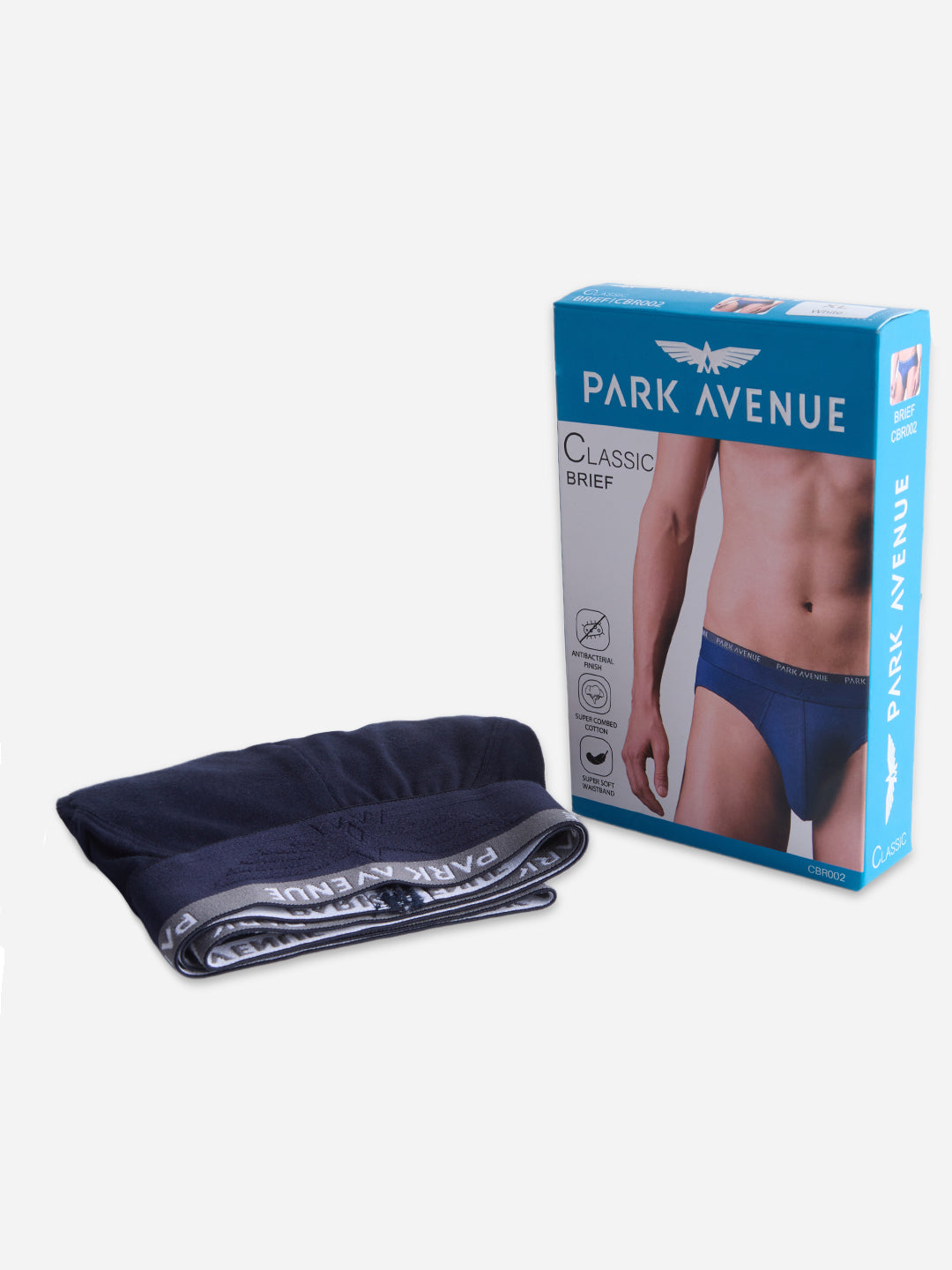 Park Avenue Men Blue Cotton Blend Brief