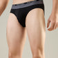 Park Avenue Men Black Cotton Blend Brief Pack Of 2