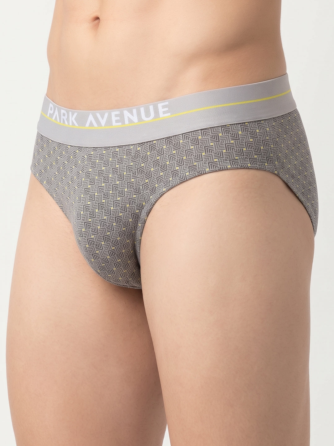 Park Avenue Men Grey Cotton Blend Brief