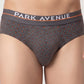 Park Avenue Men Grey Cotton Blend Brief