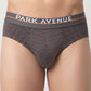 Park Avenue Men Grey Cotton Blend Brief
