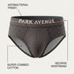 Park Avenue Men Grey Cotton Blend Brief