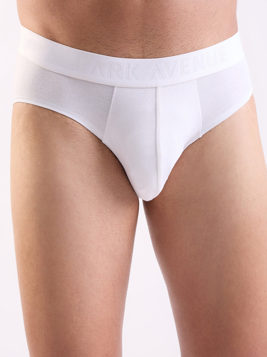 Park Avenue Men White Modal Blend Brief