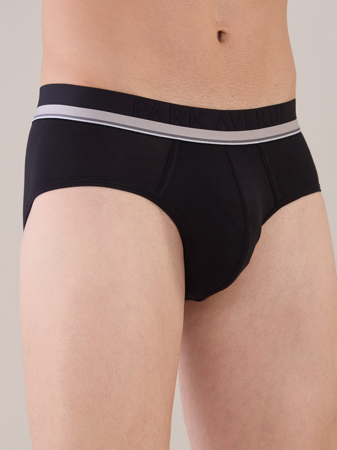 Park Avenue Men Black Modle Blend Brief