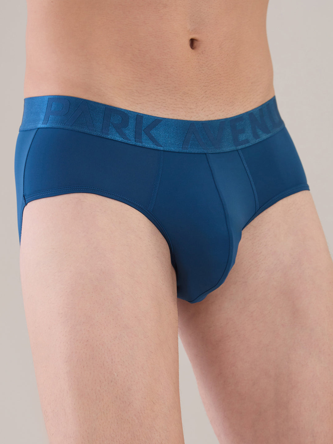 Park Avenue Men Blue Nylon Blend Brief