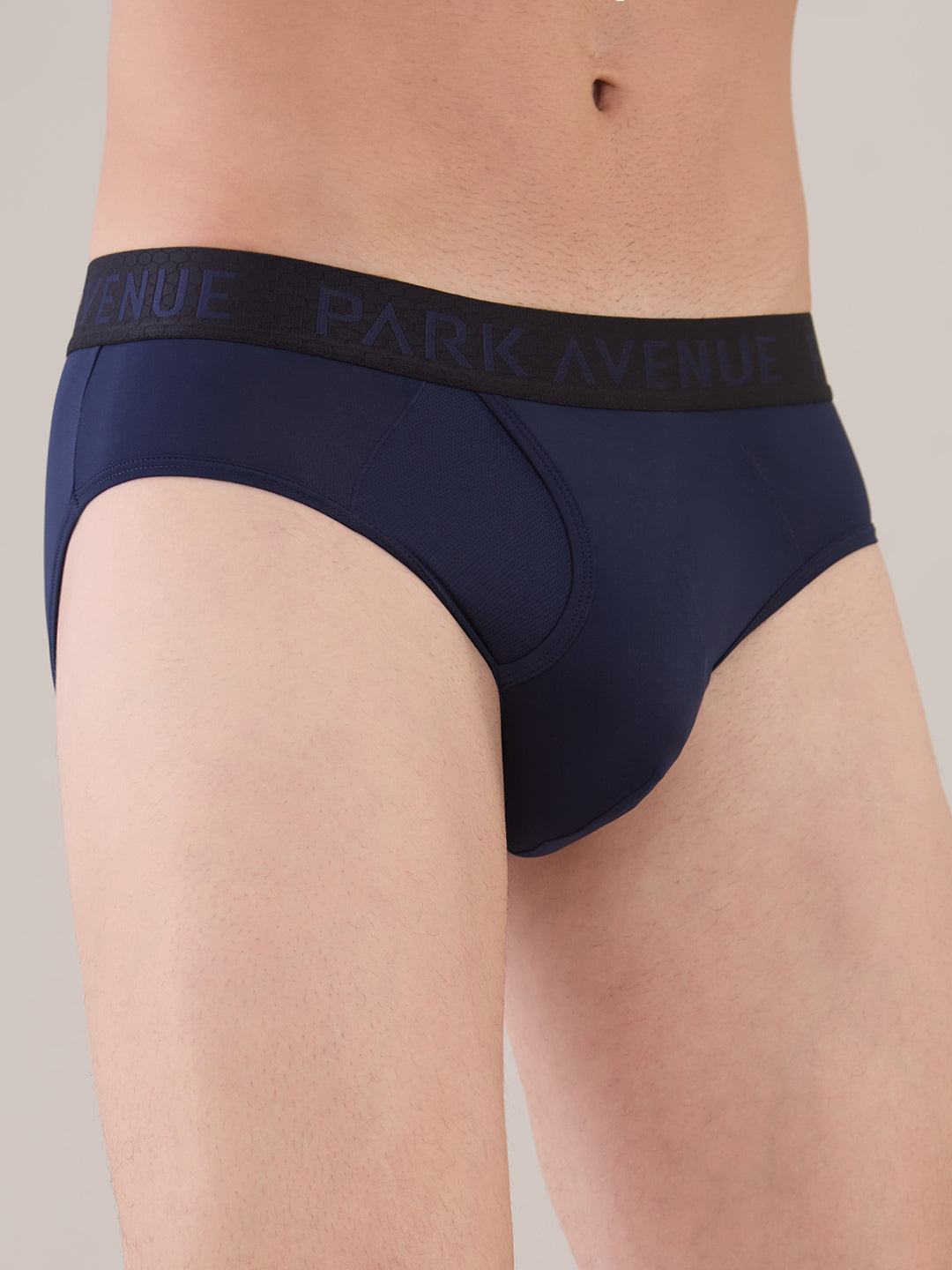 Park Avenue Men Blue Nylon Blend Brief