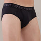 Park Avenue Men Black Nylon Blend Brief