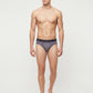 Park Avenue Men Grey Nylon Blend Brief