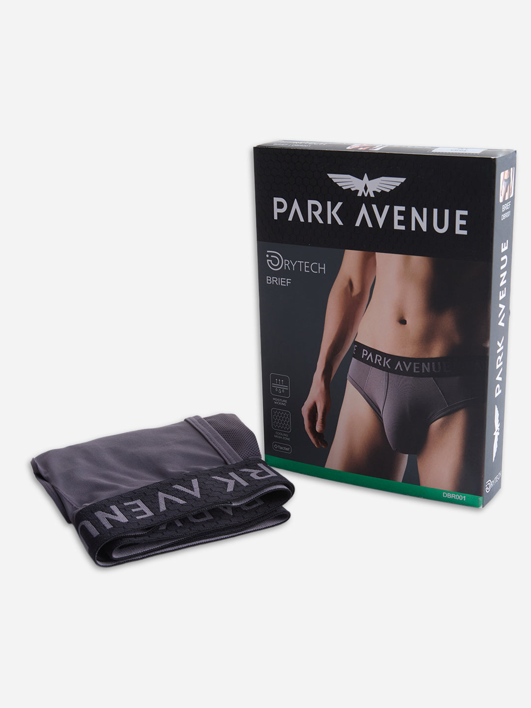 Park Avenue Men Grey Nylon Blend Brief