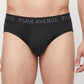 Park Avenue Men Black Nylon Blend Brief