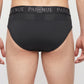 Park Avenue Men Black Nylon Blend Brief