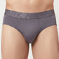 Park Avenue Men Grey Nylon Blend Brief