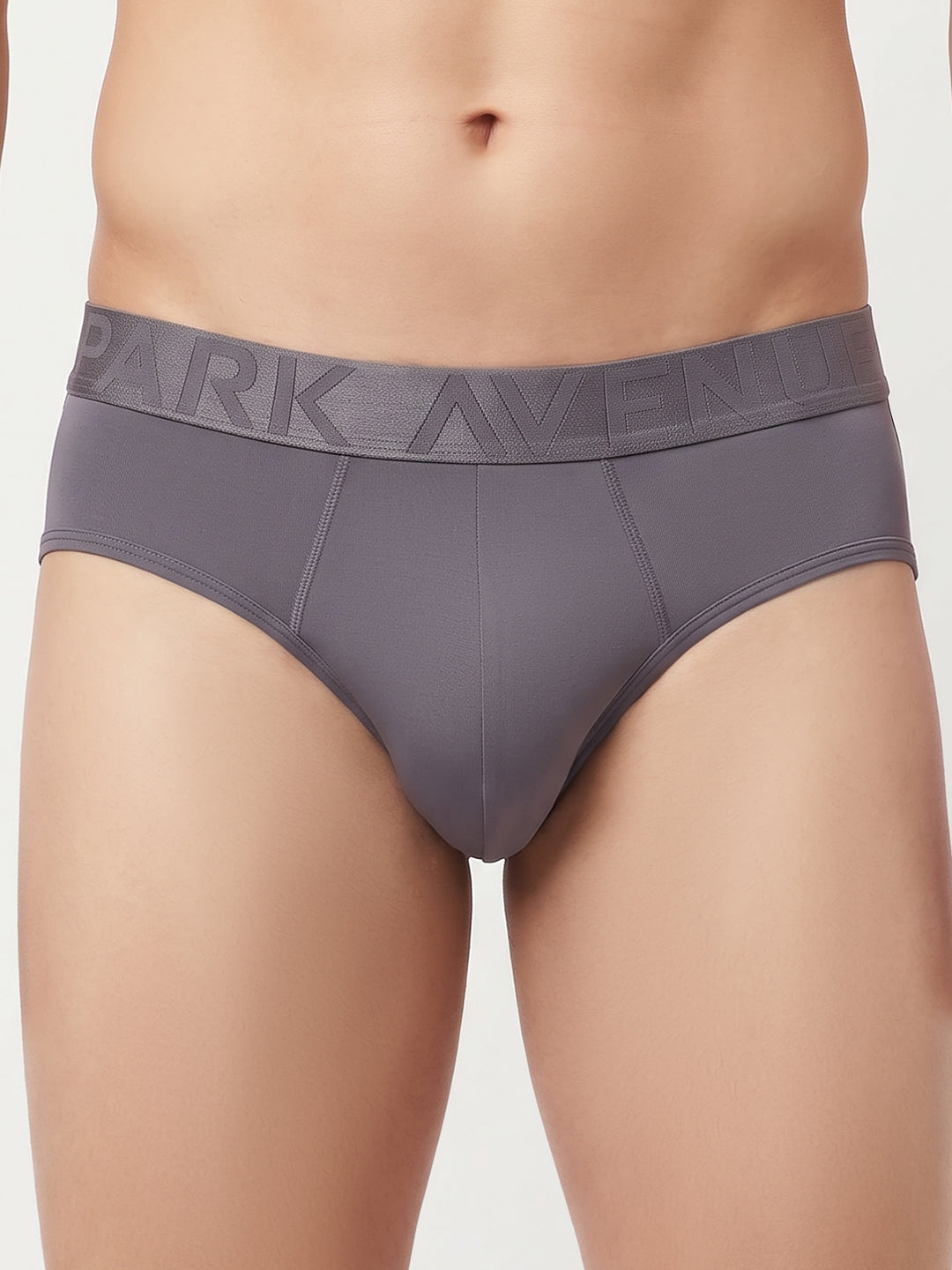 Park Avenue Men Grey Nylon Blend Brief
