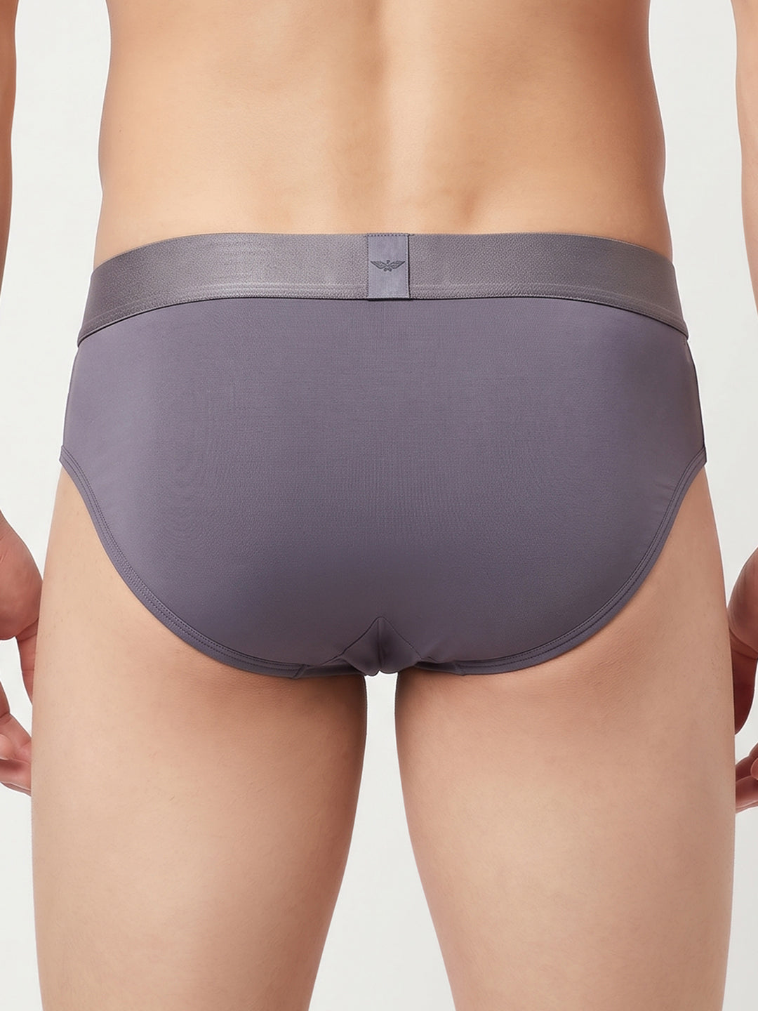 Park Avenue Men Grey Nylon Blend Brief