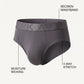 Park Avenue Men Grey Nylon Blend Brief