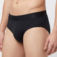 Park Avenue Men Black Tactel Nyloan Blend Brief
