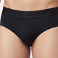 Park Avenue Men Black Tactel Nyloan Blend Brief