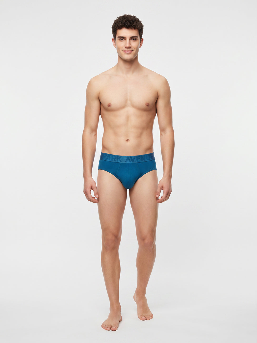 Park Avenue Men Blue Nylon Blend Brief