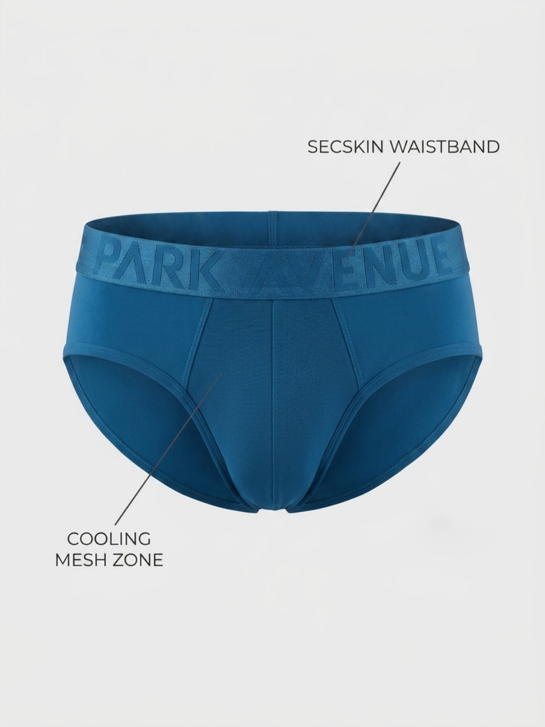 Park Avenue Men Blue Nylon Blend Brief