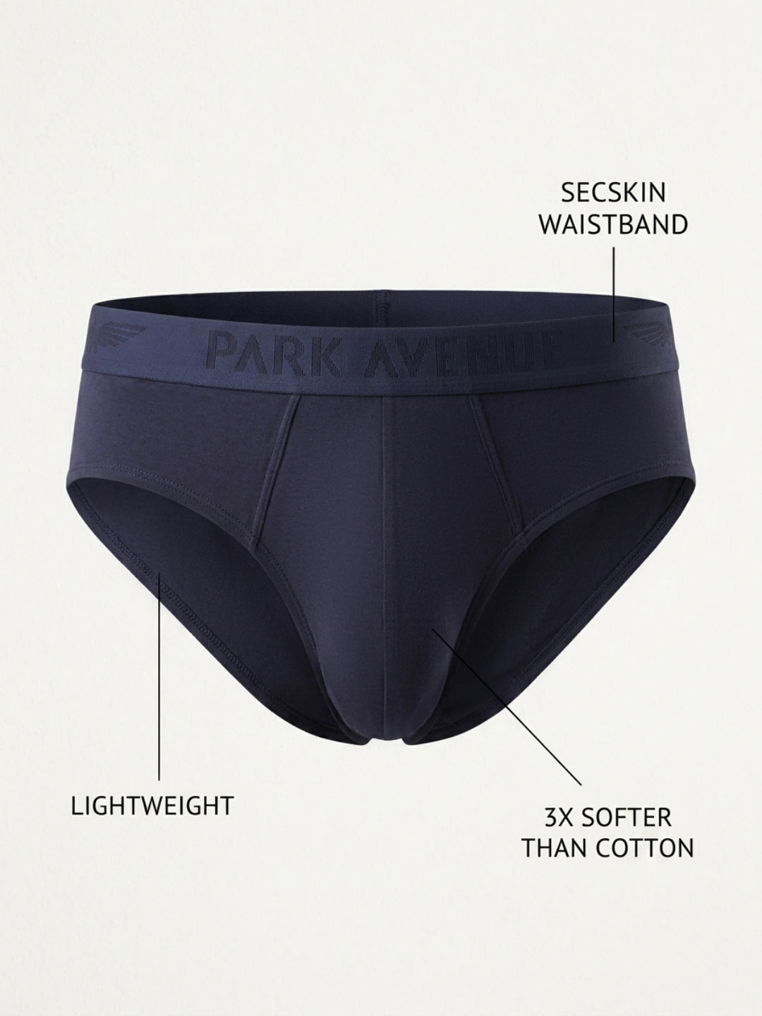 Park Avenue Men Blue Modal Blend Brief