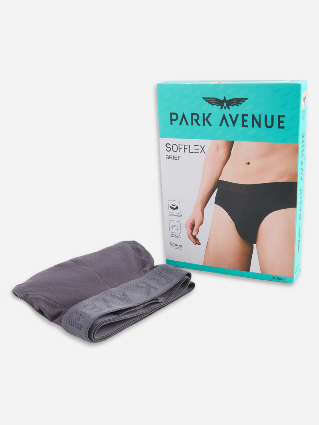 Park Avenue Men Grey Modal Blend Brief