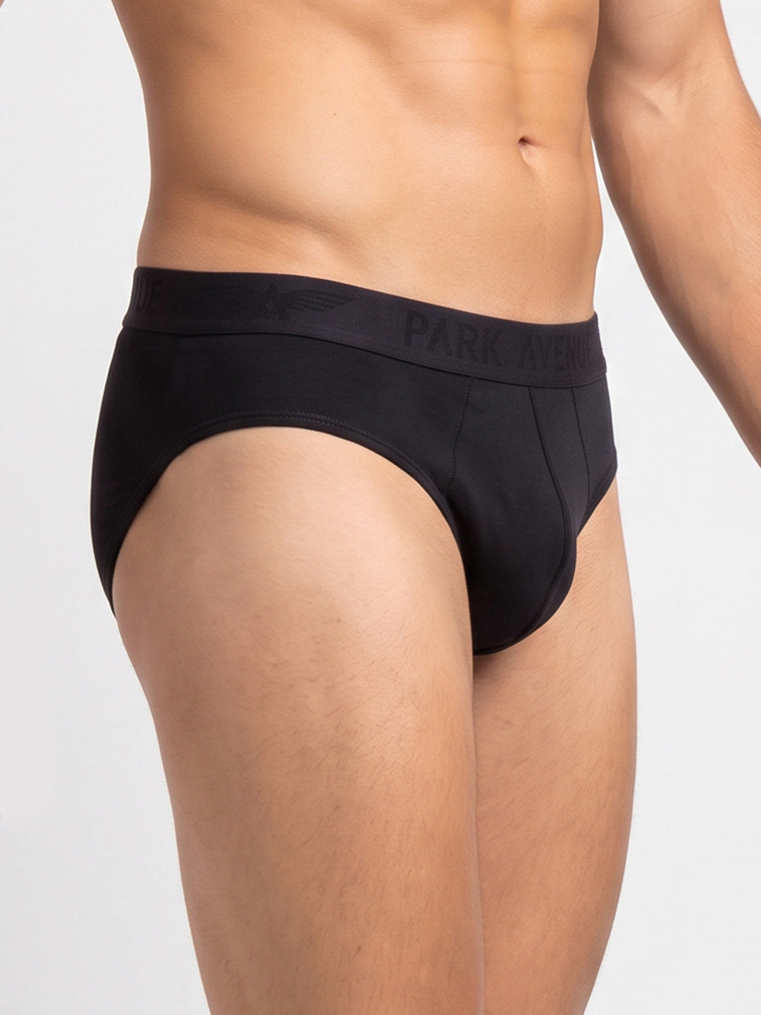 Park Avenue Men Black Modal Blend Brief