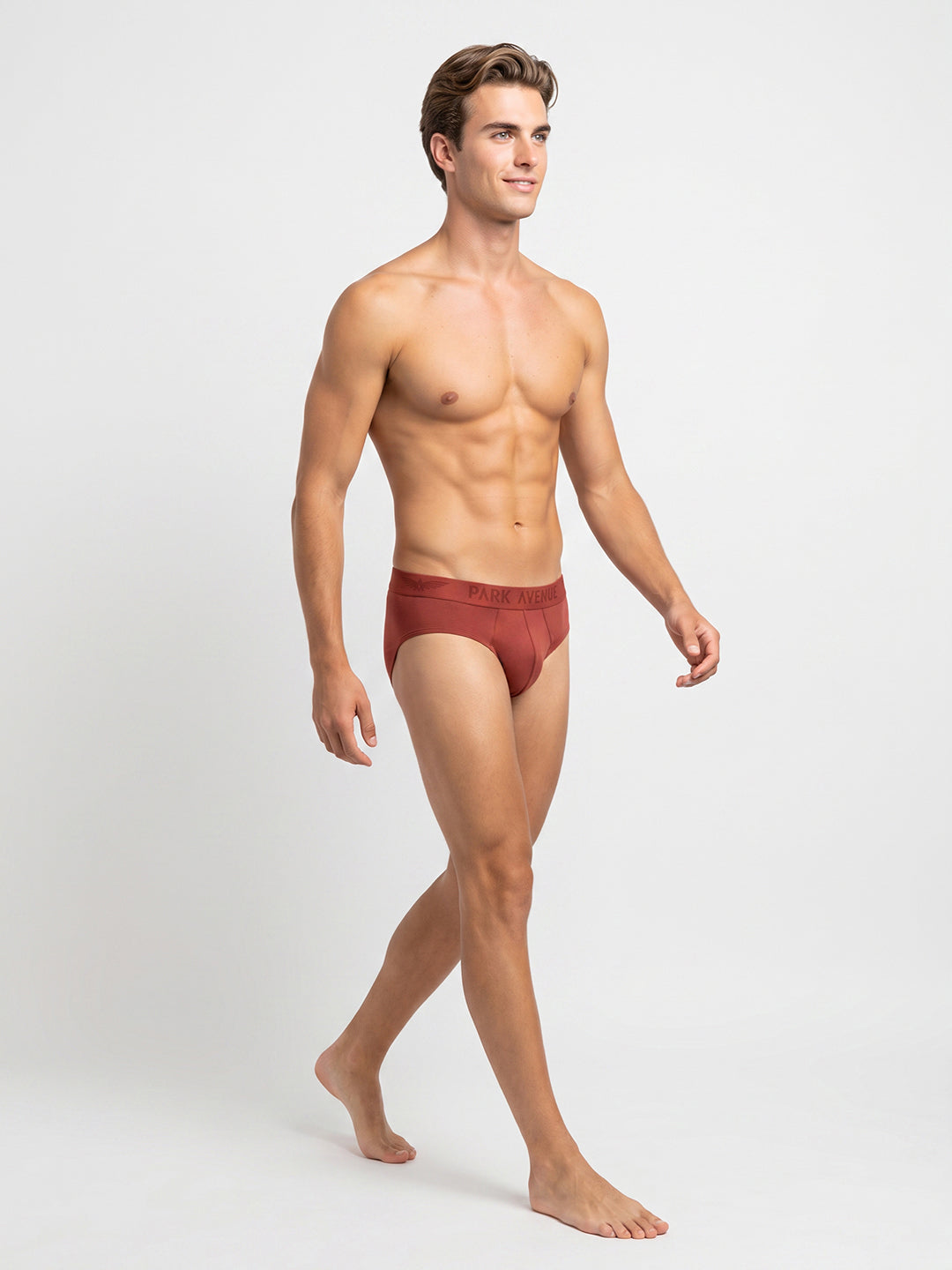 Park Avenue Men Marron Modal Blend Brief