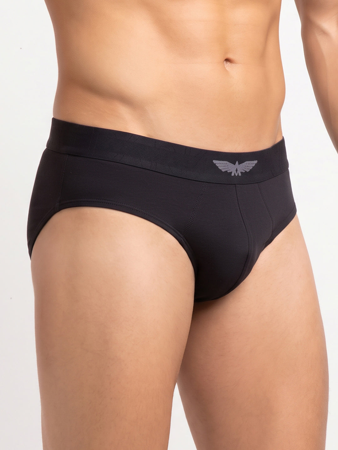 Park Avenue Men Black Supima Blend Brief