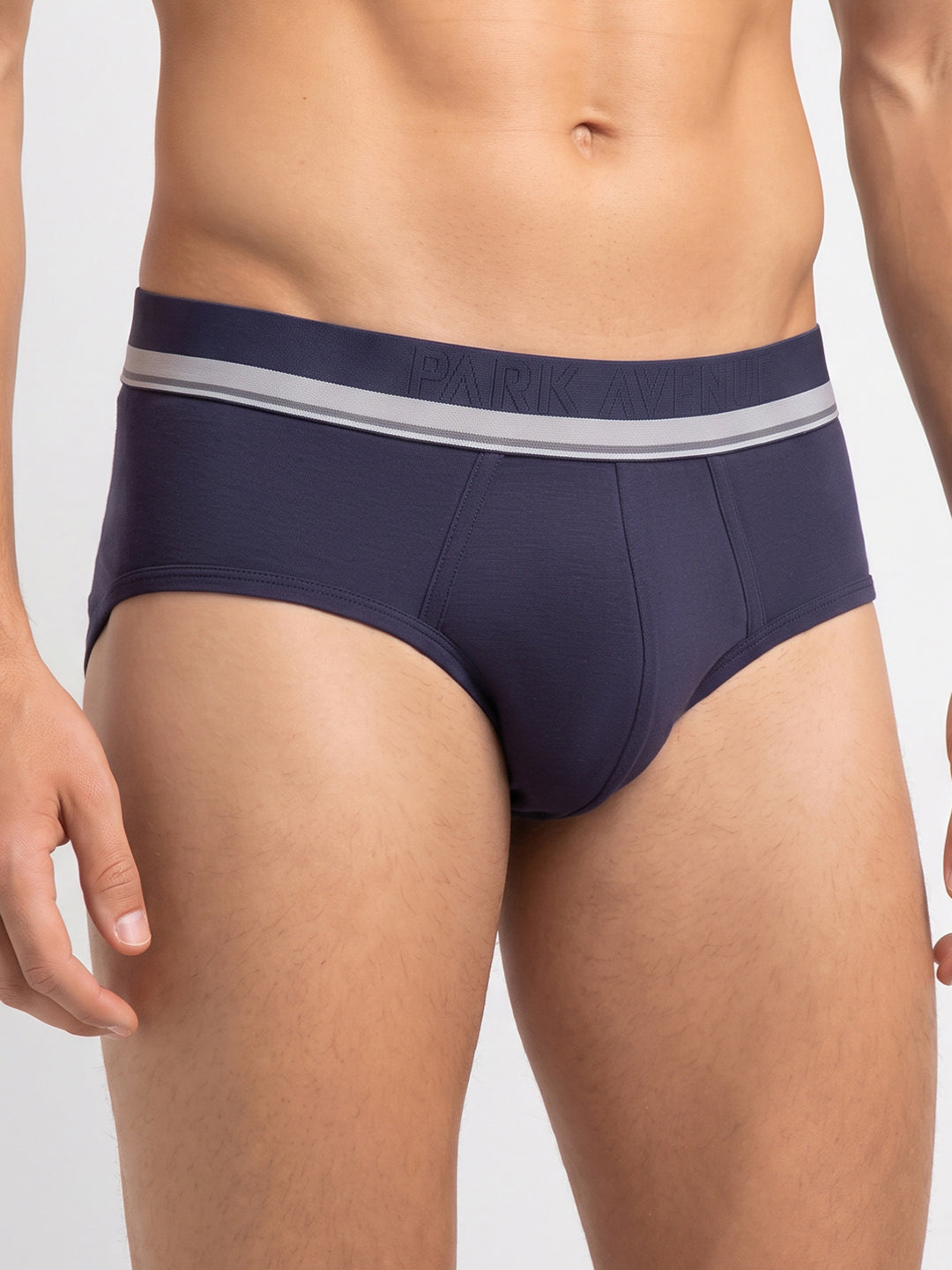 Park Avenue Men Blue MDL Cotton Blend Brief