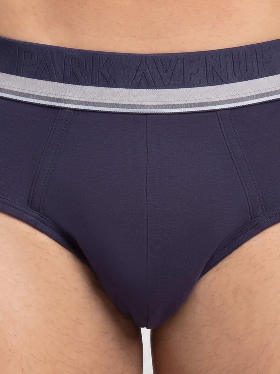 Park Avenue Men Blue MDL Cotton Blend Brief