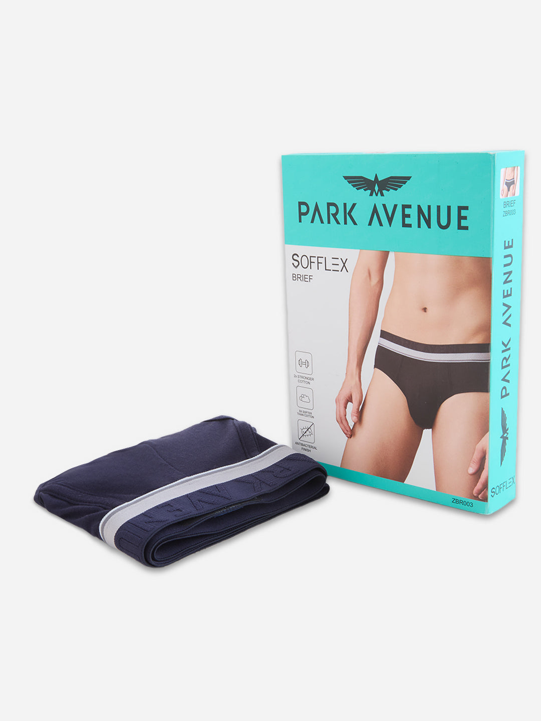 Park Avenue Men Blue MDL Cotton Blend Brief