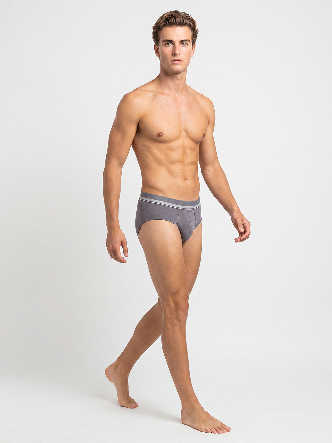 Park Avenue Men Grey Modal Blend Brief