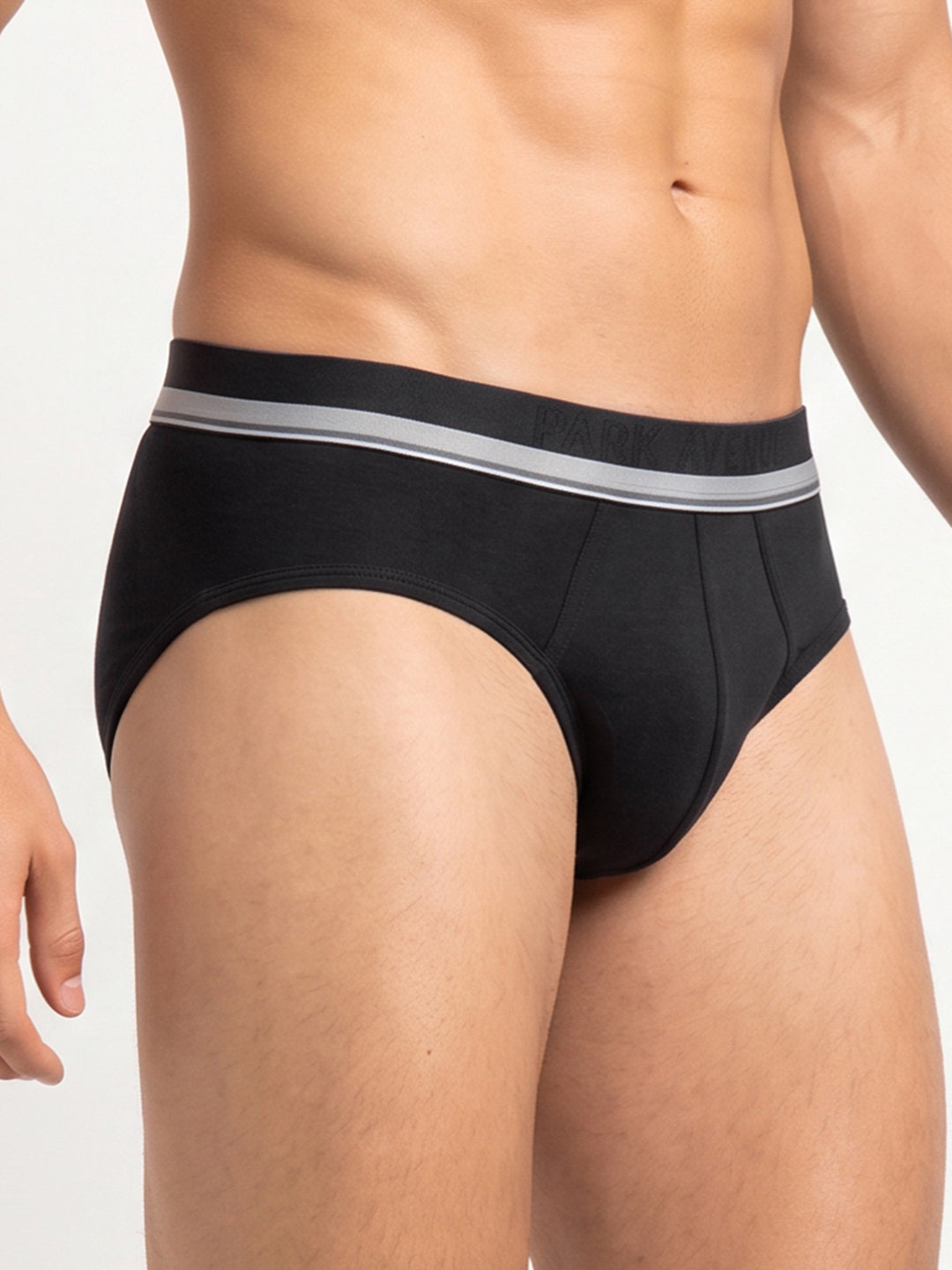 Park Avenue Men Black Modle Blend Brief
