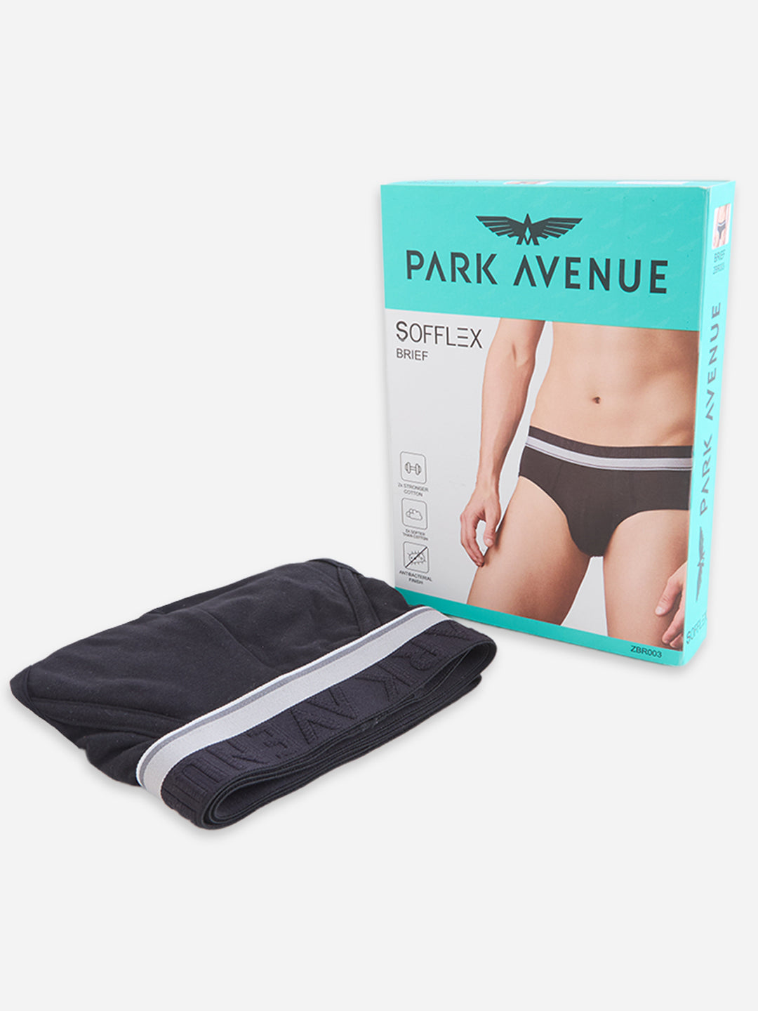 Park Avenue Men Black Modle Blend Brief