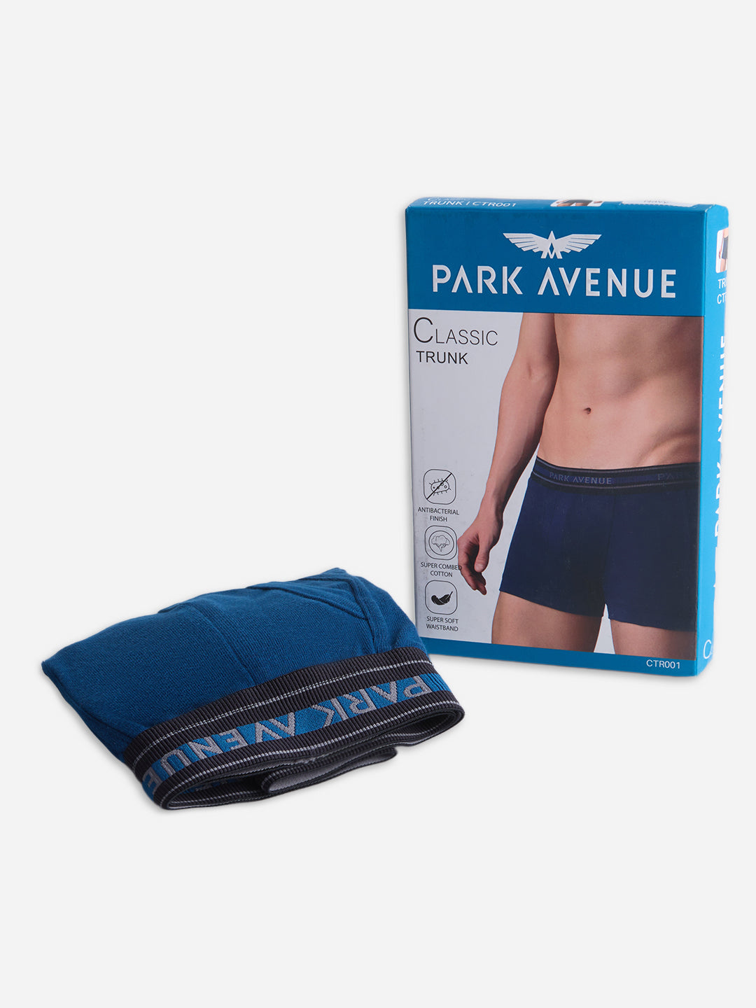 Park Avenue Men Blue Nylon Blend Trunk