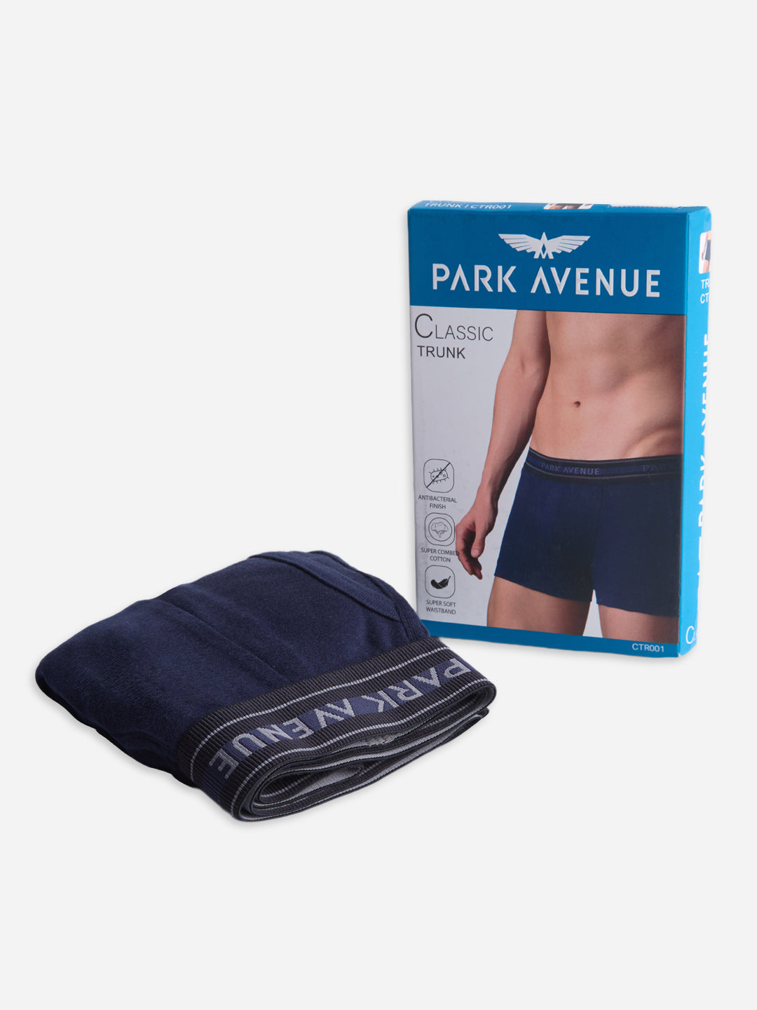 Park Avenue Men Blue Nylon Blend Trunk