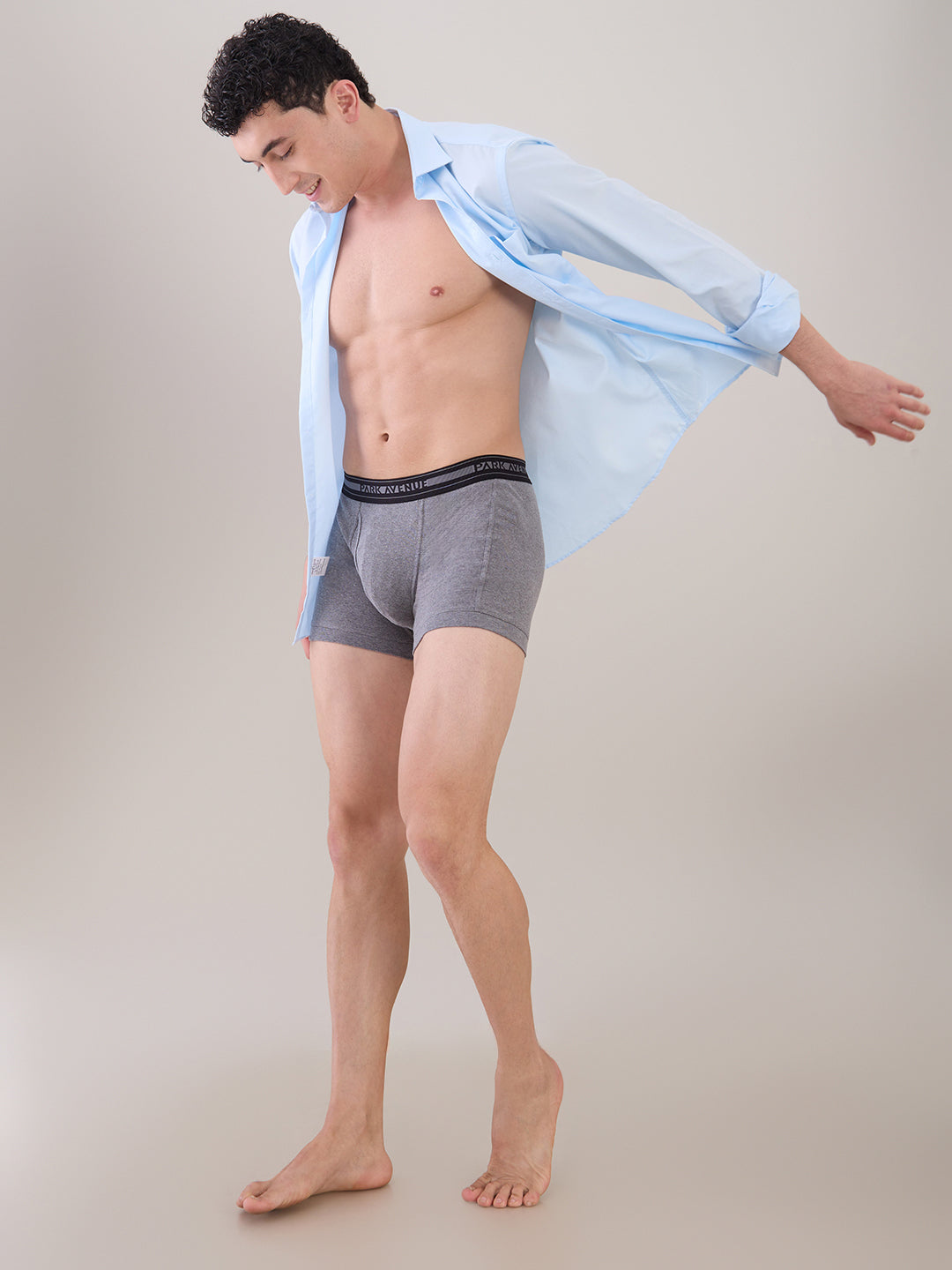 Park Avenue Men Grey Nylon Blend Trunk